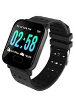 Smartwatch Relógio Inteligente A6 Preto+ Pulseira Extra Aço (Preto)