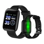 Ficha técnica e caractérísticas do produto Smartwatch Relógio Inteligente D13 Preto Top Pro Android Ios