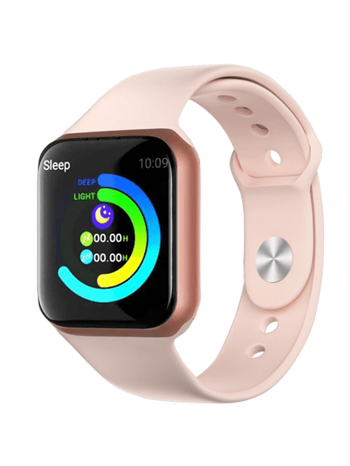 Smartwatch Relógio Inteligente F8 Rosa + Pulseira Extra (Rosa)