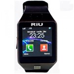 Smartwatch Riu R-160, Micro Chip, Câmera 2.0", 32MB - Preto
