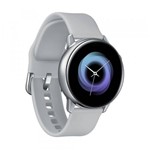 Smartwatch Samsung Galaxy Active Prata SM-R500 Carregamento Sem Fio 5 ATM 4GB