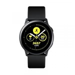 Smartwatch Samsung Galaxy Watch Active Prata com Monitoramento Cardiaco Bluetooth