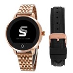 Ficha técnica e caractérísticas do produto Smartwatch Séculus Feminino Rosê