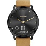 Ficha técnica e caractérísticas do produto Smartwatch Touch Garmin Vivomove HR Premium Marrom