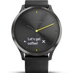 Ficha técnica e caractérísticas do produto Smartwatch Touch Garmin Vivomove HR Sport Preto
