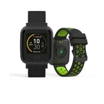 Ficha técnica e caractérísticas do produto Smartwatch Unissex Malha De Aço Preto Quadrado 79006mpsvpe2