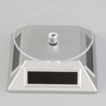 Ficha técnica e caractérísticas do produto Solar Powered Girando Jóias Celular Anel pulseira relógio Display Stand Drop Shipping