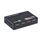 Ficha técnica e caractérísticas do produto Splitter HDMI 1 Entradas 4 Saídas SPH1-4 - Vinik