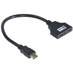 Ficha técnica e caractérísticas do produto Splitter HDMI 1.3V 1 Entrada 2 Saidas SPH1-2 - eu Quero Eletro