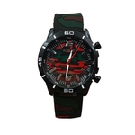 Ficha técnica e caractérísticas do produto Sports Watch GJ031A Rodada de moda camuflagem Men Silicone Dial relógio de quartzo