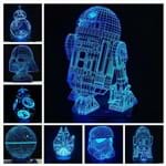 Ficha técnica e caractérísticas do produto Star Wars Luz LED 3D / BB-8 - Estilo 1