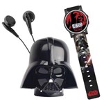 Ficha técnica e caractérísticas do produto Star Wars - Rádio e Relógio - Dart Vader
