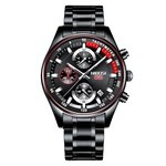 Ficha técnica e caractérísticas do produto Steel Band Men Watch Relógio NIBOSI Men Watch Luxo marca esportiva militar do exército