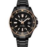 Stuhrling Relógios Original Pro Diver Watch Esportivo Coroa de Parafuso para Baixo 100M Homem