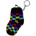 Ficha técnica e caractérísticas do produto Sy100676as - Chaveiro E Porta Moedas Socks Colorful Squares