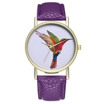 T148 Hummingbird Leather Strap rel¨®gio de quartzo