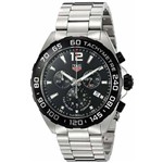 Tag Heuer Men's 'Formula 1' Swiss Quartz Stainless Steel Dress Watch, Color:Silver-Toned (Model: CAZ1