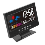 Ficha técnica e caractérísticas do produto Temperatura Eletrônico Digital Umidade monitor Relógio Previsão do Relógio