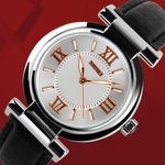 Ficha técnica e caractérísticas do produto Tempo beleza relógio ponteiro impermeável relógio feminino personalidade tendência da moda de lazer retro relógio feminino