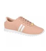 Tênis Feminino Casual Moleca Adulto Nude (34, Nude)