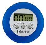 Ficha técnica e caractérísticas do produto Timer Digital Cronômetro Regressivo Herweg 3308 - ( Azul )