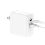 Ficha técnica e caractérísticas do produto Amyove Tipo-C PD QC3.0 Ports Quick Charge dupla Adaptador de carregamento rápido para iPhone XS / Max / XR / X / 8/8 +