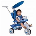 Ficha técnica e caractérísticas do produto Triciclo Super Trike Azul 3 Posições - Magic Toys