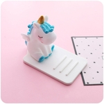 Ficha técnica e caractérísticas do produto Amyove Lovely gift Bonito dos desenhos animados Figura Mobile Phone Titular PVC desktop Suporte Telefone