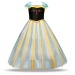 Ficha técnica e caractérísticas do produto MSHOP Menina miúdos completa vestido de gaze Tulle Princesa vestido estilo para o partido Festival
