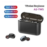 Ficha técnica e caractérísticas do produto Bluetooth Headset TWS Bluetooth 5.0 Fones de ouvido Fones de ouvido intra-auriculares Sports Earbud para ios android tudo fone inteligente