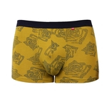 Ficha técnica e caractérísticas do produto FLY Underwear homens Rose Flower Impressão Boxer Shorts Elastic