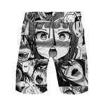 Ficha técnica e caractérísticas do produto Unisex Casual solta Estilo Moda japonesa impressão Shorts Tamanho Grande