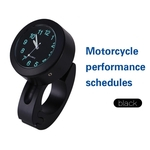 Ficha técnica e caractérísticas do produto Universal 7/8 "-1" Waterproof Motorbike Guiador Monte Relógio Brilho Relógio novo