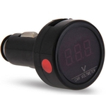 Ficha técnica e caractérísticas do produto Universal Digital Car voltímetro isqueiro Monitor de Tensão do carregador