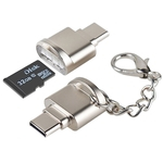 Ficha técnica e caractérísticas do produto REM USB3.1 Card Reader Único TF alta velocidade TYPE-C para Huawei Sumsung Fitbit and accessories