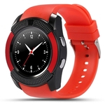 V8 SIM Card Suporte / Remoto ecrã de imagem Bluetooth Smart Touch Watch Phone