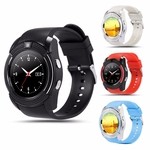 Ficha técnica e caractérísticas do produto V8 Smart Watch Wrist Smartwatch Bluetooth Watch With Sim Card Slot Camera Controller For Android Men Women