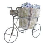 Ficha técnica e caractérísticas do produto Vaso Rústico Bicicleta Herbs