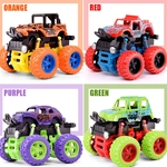 Ficha técnica e caractérísticas do produto Hun Infantil Veículo off-road 4 rodas motrizes Caminhões Brinquedos presentes rotação do carro para meninos