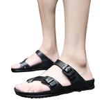 Ficha técnica e caractérísticas do produto Verão Homens antideslizantes Sandals Outdoor Leisure Breatble Praia Chinelos Gostar