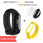 Ficha técnica e caractérísticas do produto Versão global Xiaomi Mi Band 3 inteligente Rastreador Band 3 Xiaomi Band 3 Empurre o menu de mensagens Heart Rate Rastreador russo Inglês Espanhol