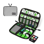 Ficha técnica e caractérísticas do produto TS Viagem Cable Organizer portáteis Eletrônica Cases para discos rígidos, cabos de carregamento, carregador USB