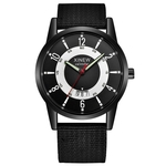 Ficha técnica e caractérísticas do produto Vintage Classic Men's Waterproof Date Nylon Strap Sport Quartz Army Watch