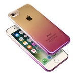 Ficha técnica e caractérísticas do produto Para o caso do iPhone 7/8 Luxo Elegante PC Gradiente Transparente telefone tampa traseira Redbey