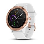 Ficha técnica e caractérísticas do produto Vívoactive 3 - Dourado Rose/Branco - Smartwatch Gps Premium Bem Estar