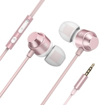 Ficha técnica e caractérísticas do produto Volume Control Wired fones de ouvido Magnetic Controle Wired Correr Desporto fones de ouvido com cancelamento de ruído Fones de ouvido HIFI Earbuds com microfone