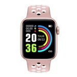 Ficha técnica e caractérísticas do produto W5 Smartwatch Relógio Inteligente Saúde Fitness Dourado Rose