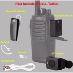 Ficha técnica e caractérísticas do produto Walkie Talkie mãos livres Bluetooth Headset fone de ouvido Handheld 2 Way Radio Wireless Headphones para Baofeng MOTO