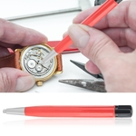 Ficha técnica e caractérísticas do produto Watch Parts Accessory Rust Removal Brush Pen Watch Parts Polishing Tool Red