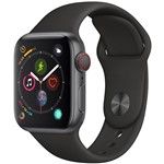 Watch Series 4 Gps + Cellular 40mm Space Grey Aluminium Case With Black Sport Band
